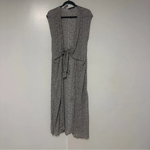 Vix by Paula Hermanny Granit Sasha Long Coverup Size Small - Picture 2 of 7